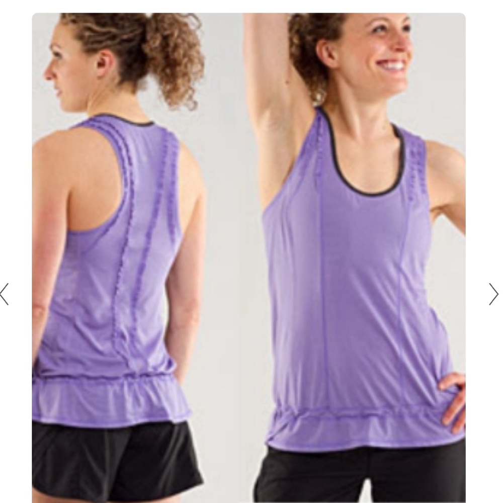 😎SALE😎lululemon Run Mind Over Matter Tech Tank